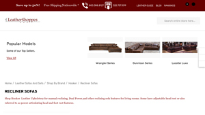 Hooker Furniture - Leather Recliner Sofas
