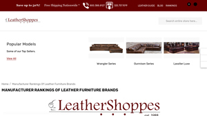 Leather Shoppes - Quality Rankings for Leather Furniture