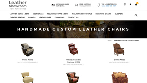 Leather Showroom - Customizable Leather Goods