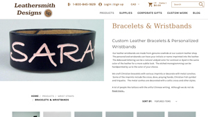 Leathersmith Designs - Custom Leather Bracelets