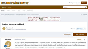 Leatherworker.net - Sword Scabbard Leather Kit