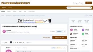 Leatherworker.net - Wallet Making Mastery