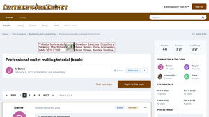 Leatherworker.net - Wallet Making Mastery