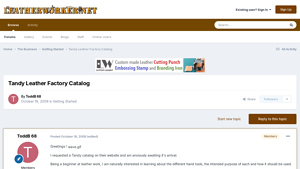 Leatherworker - Tool Catalog