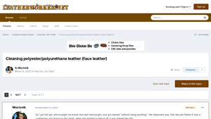 Leatherworker - Faux Leather Care Guide