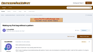Leatherworker - Drawstring Bag