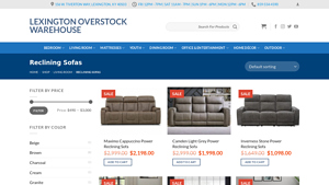 Lexington Overstock Warehouse - Reclining Sofas