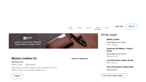 Mission Leather Co - Handcrafted Apple Accessories