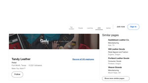 Tandy - Quality Leather and Tools