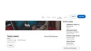 Tandy - Quality Leather and Tools