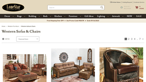 Lone Star Western Décor - Houston Cowhide Leather Chair