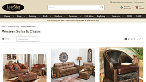 Lone Star Western Décor - Houston Cowhide Leather Chair