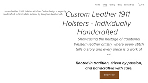 Longhorn Leather - Custom 1911 Holsters