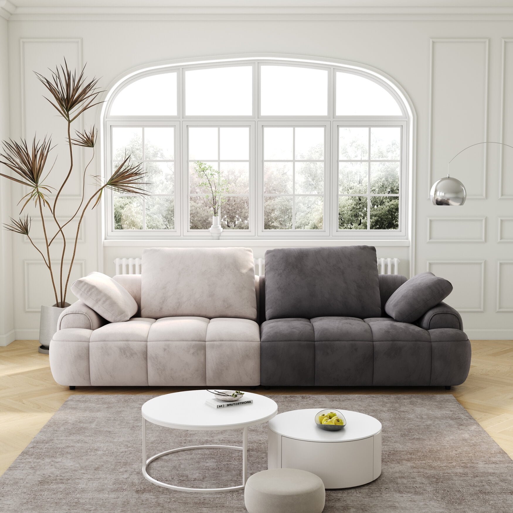 An application scenario or product detail of loveseat suede - Image 14