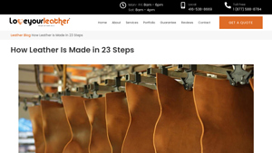 Love Your Leather - Leather Production Process