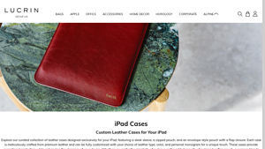 Lucrin - Custom Leather iPad Cases