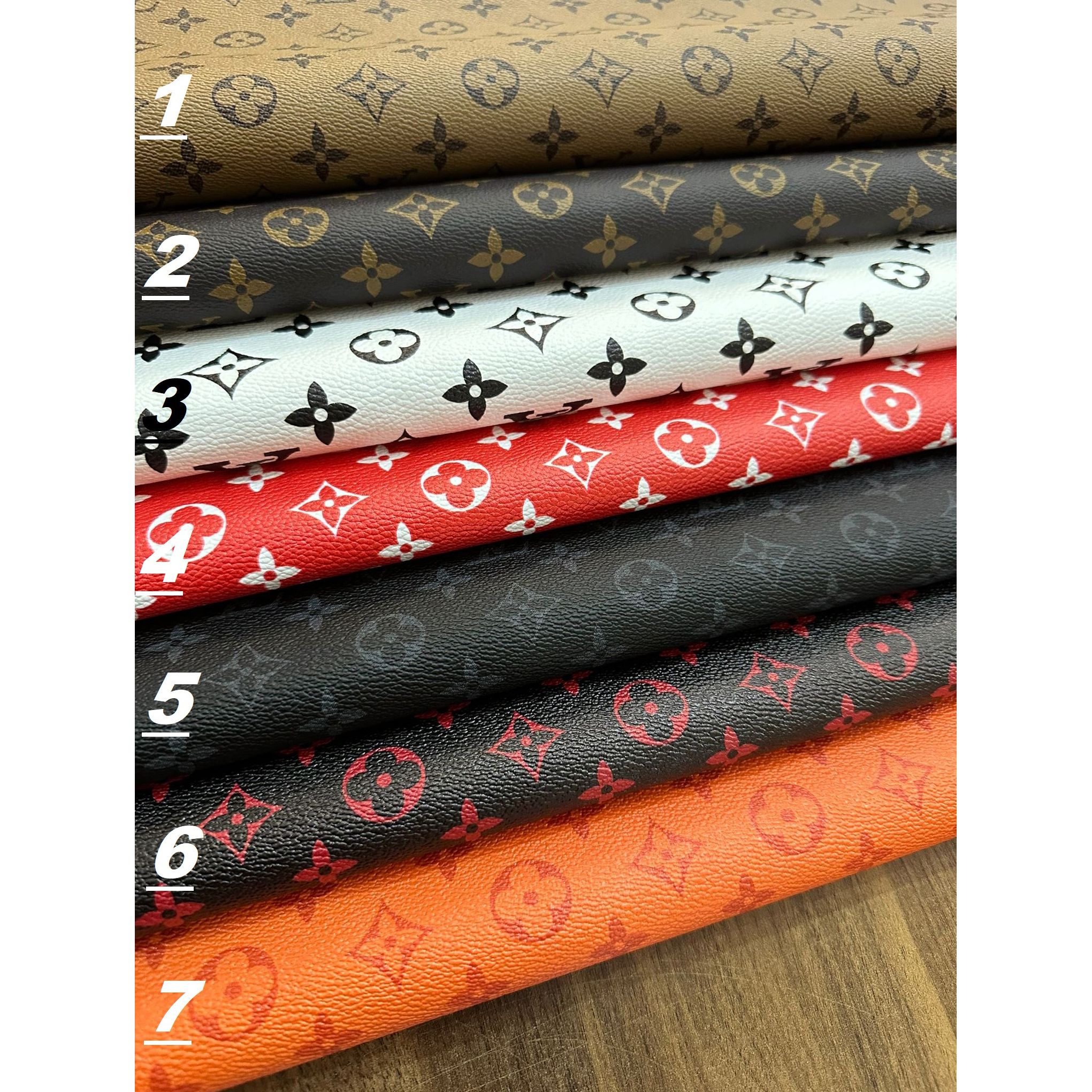 An application scenario or product detail of lv leather fabric - Image 16