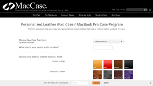 MacCase - Custom Leather iPad & MacBook Cases