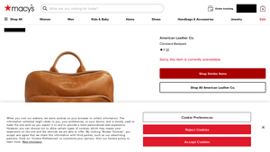 Macy's - Cleveland Backpack