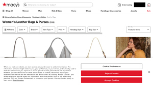 Macy's - Leather Bags