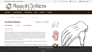 Magnoli Clothiers - Custom Gloves