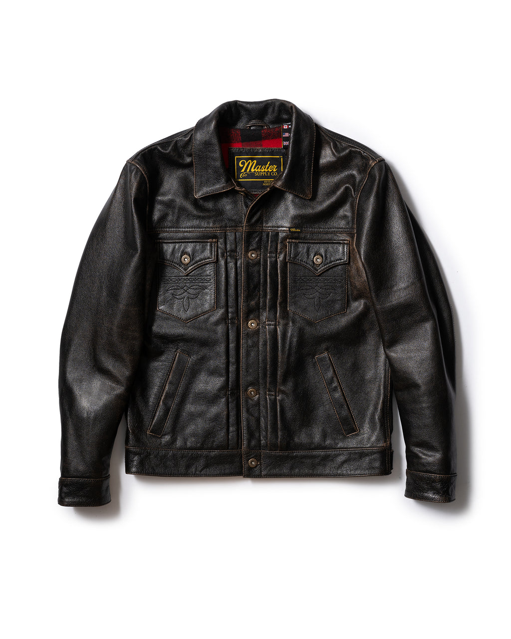 An application scenario or product detail of master supply leather jacket - Image 2