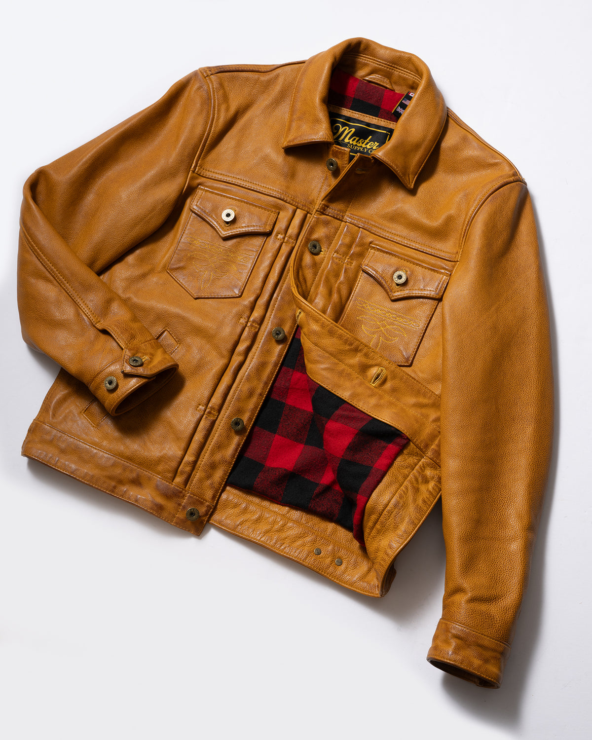 An application scenario or product detail of master supply leather jacket - Image 13