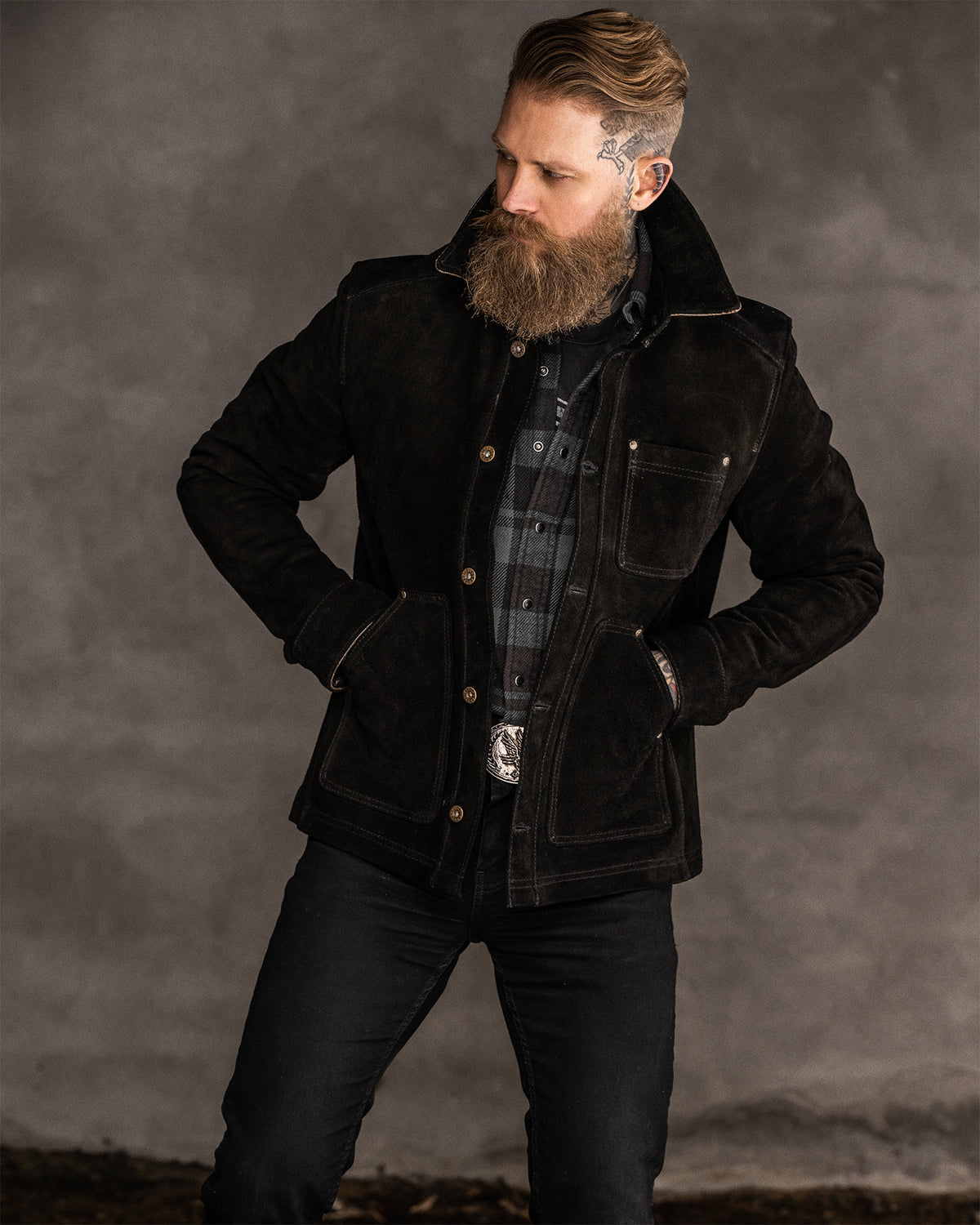 An application scenario or product detail of master supply leather jacket - Image 19