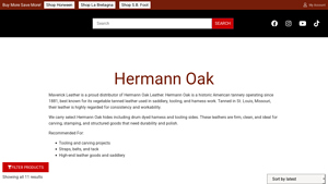 Maverick Leather Company - Hermann Oak Veg Tooling
