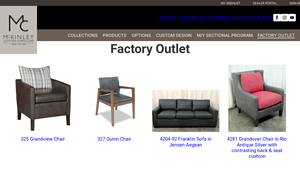 McKinley Leather Furniture - Key Products
