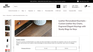 MeganGear - Leather Personalized Keychains