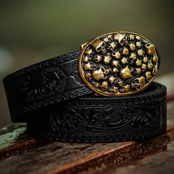 An application scenario or product detail of mens custom leather belts - Image 10