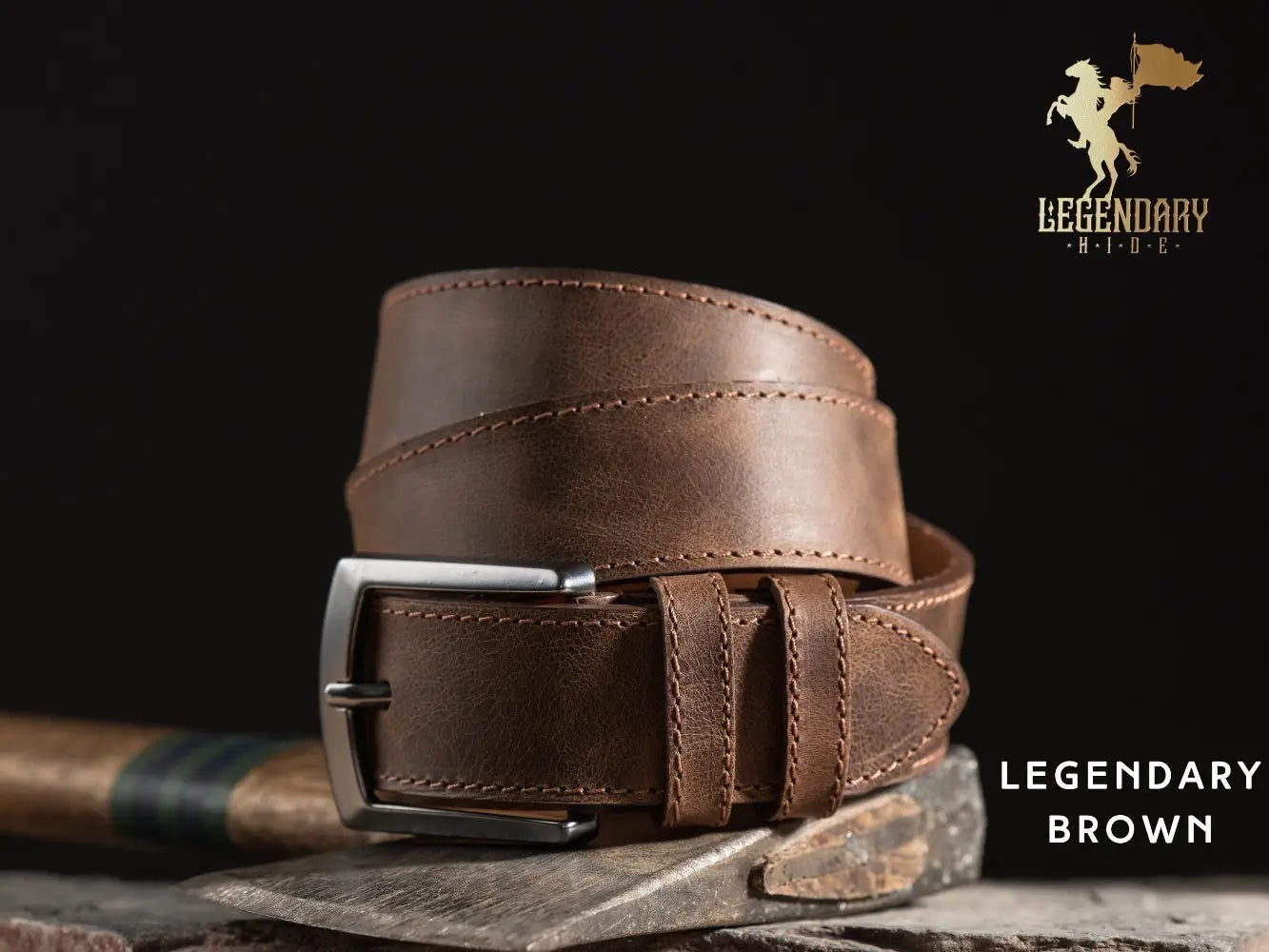 An application scenario or product detail of mens custom leather belts - Image 13