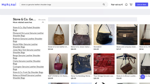 Stone & Co - Genuine Leather Shoulder Purse