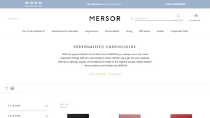 MERSOR - Personalized Cardholders