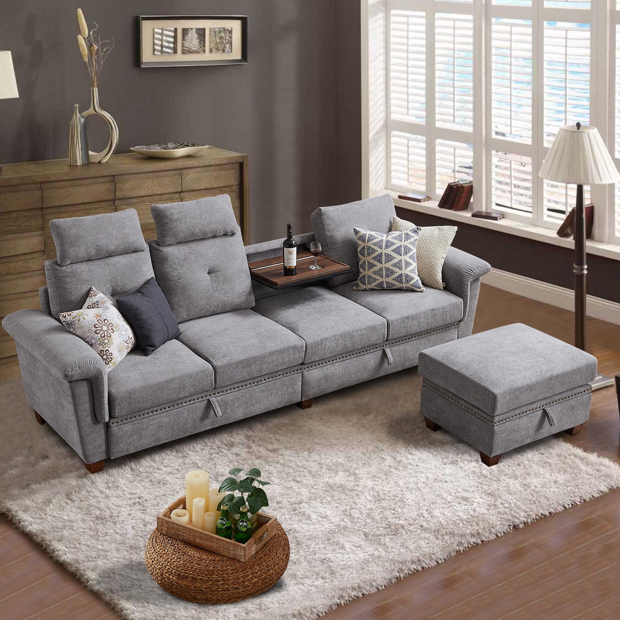 An application scenario or product detail of microfiber couch fabric - Image 19