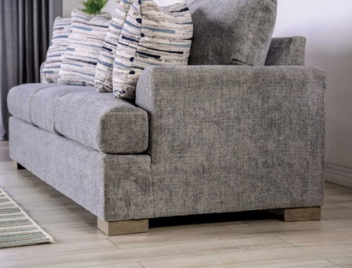 An application scenario or product detail of microfiber gray couch - Image 22