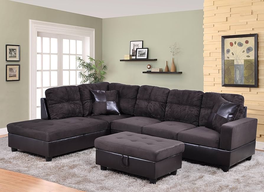 An application scenario or product detail of microfiber leather couch - Image 23