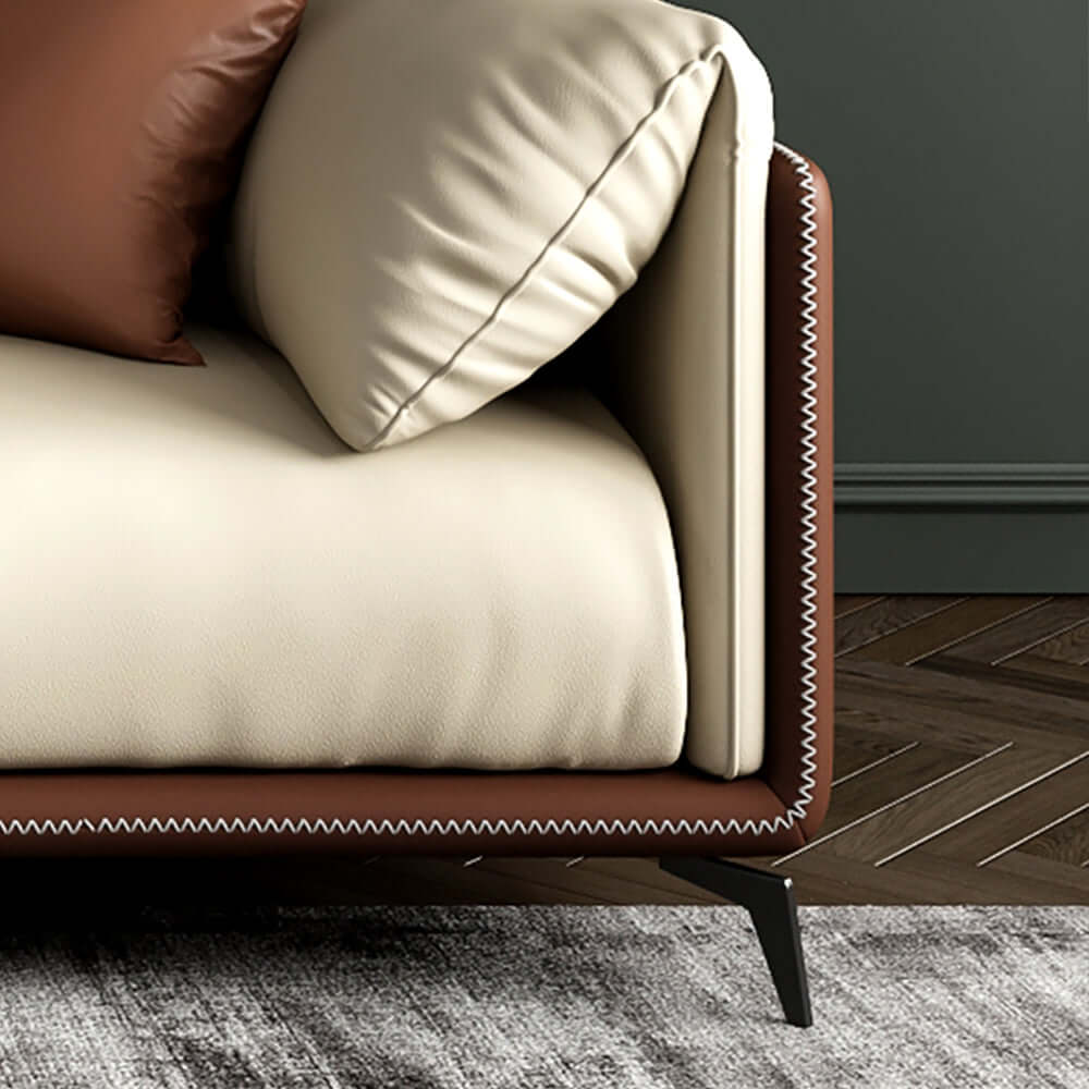 An application scenario or product detail of microfiber leather sofa - Image 14