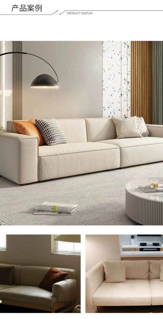 An application scenario or product detail of microfiber leather sofa - Image 15