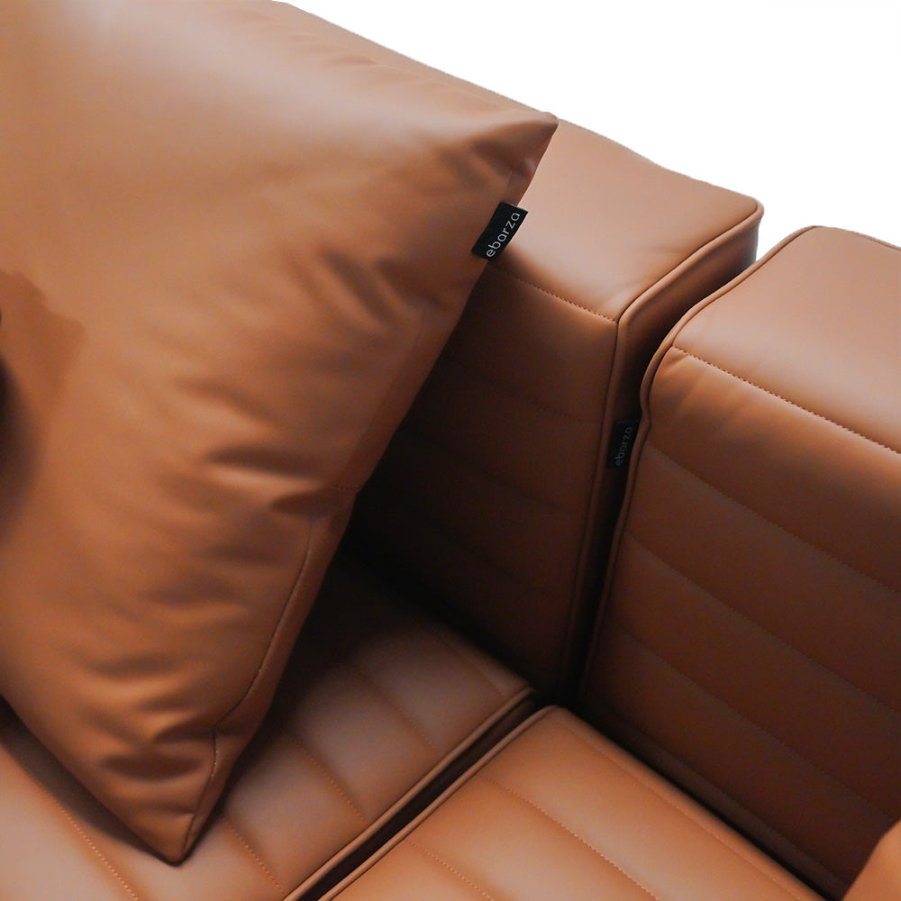 An application scenario or product detail of microfiber leather sofa - Image 16