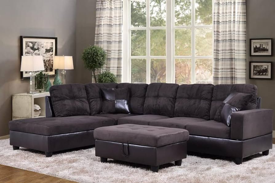 An application scenario or product detail of microsuede leather couch - Image 9