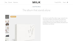 Milk Books - Premium Leather Photo Albums