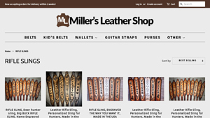 Miller Leather - Handmade Rifle Slings
