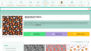 Missouri Quilt Company - Basketball Fabric