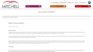 Mitchell Faux Leathers - Premium Synthetic Leather Solutions
