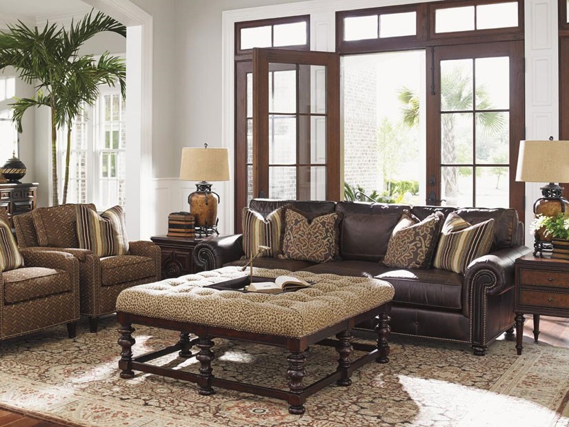 An application scenario or product detail of mixing leather and fabric furniture - Image 4