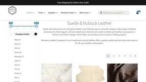 Montana Leather - Suede & Nubuck Leather