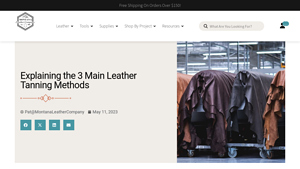 Montana Leather - Tanning Methods Explained