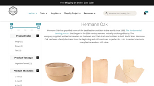 Montana Leather - Premium Vegetable-Tanned Leather